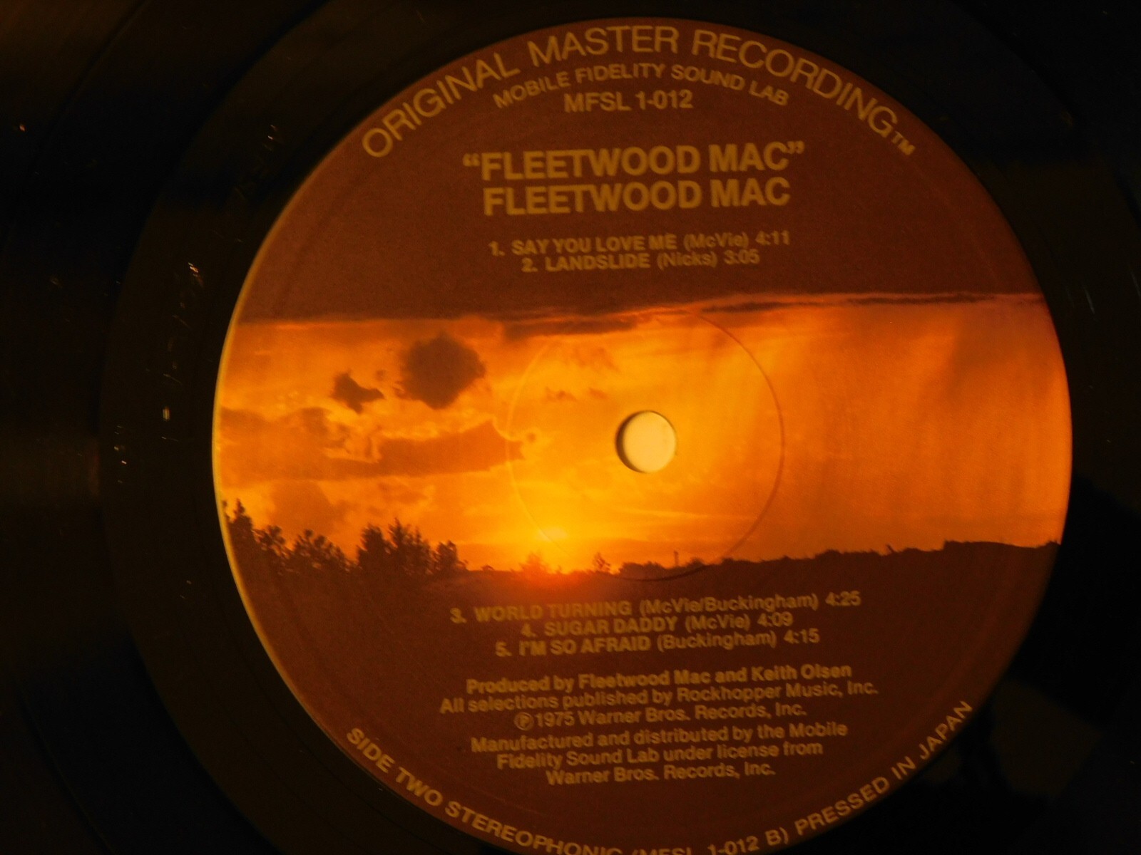 1975 Original Master Recording LP Fleetwood Mac Warner Bros. Records MFSL 1012 eBay