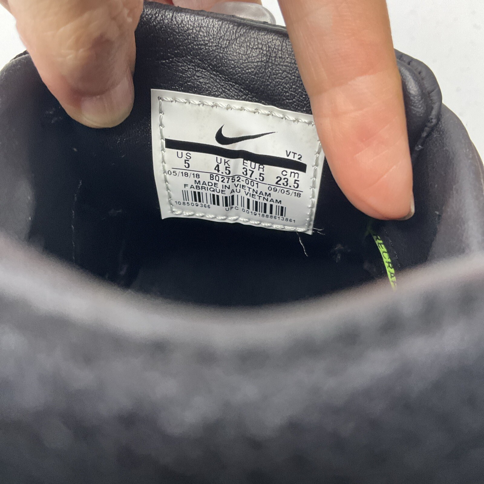 Nike Air Skylon 2 Fear of God FOG Black Sail Shoes Men Sz 5 / W 6.5 BQ2752-001 thumbnail 4