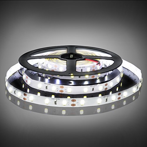 VINBE 5M Bianca Strisce LED SMD 5630 Nastro no impermeabile 12V IP20 (J4u)