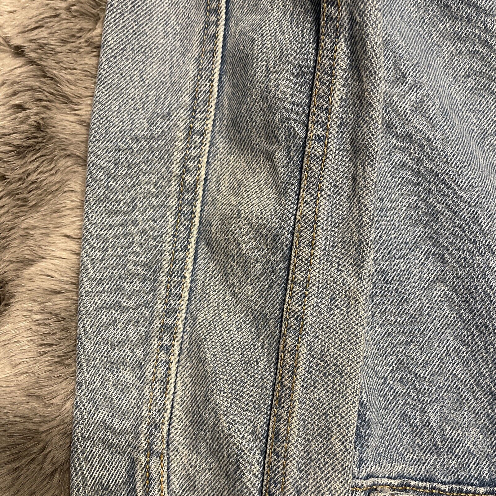 Levi's Trucker Jacket Women's Size XS Blue Button… - image 11