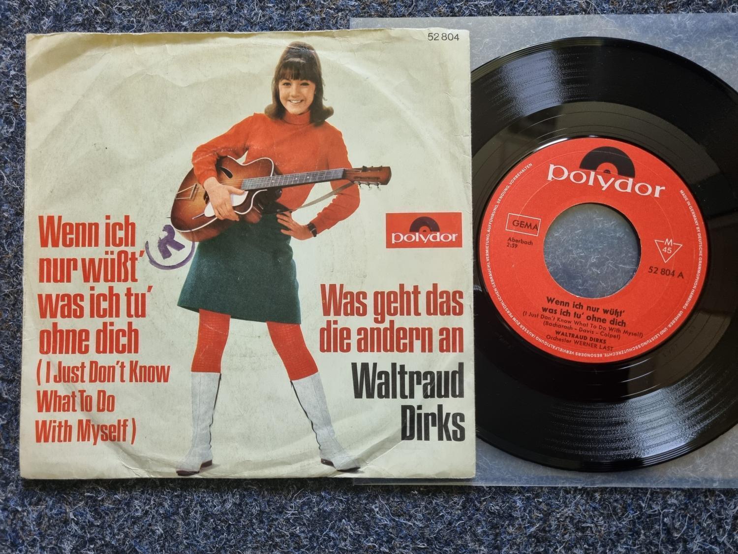 7"" Single Vinyl Waltraud Dirks: Wenn ich nur wüsst was ich tu ohne dich CV Dusty