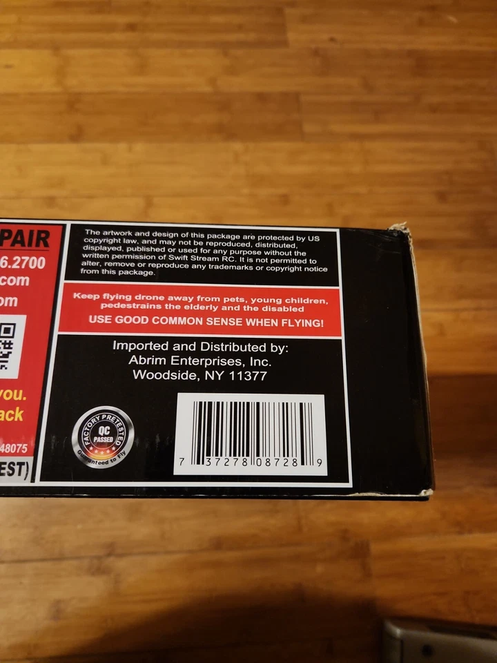 Swift Stream Z-9 Wifi Camera Remote Control Drone - 2.4 GHz Black Hobby Grade - Image 4 of 4