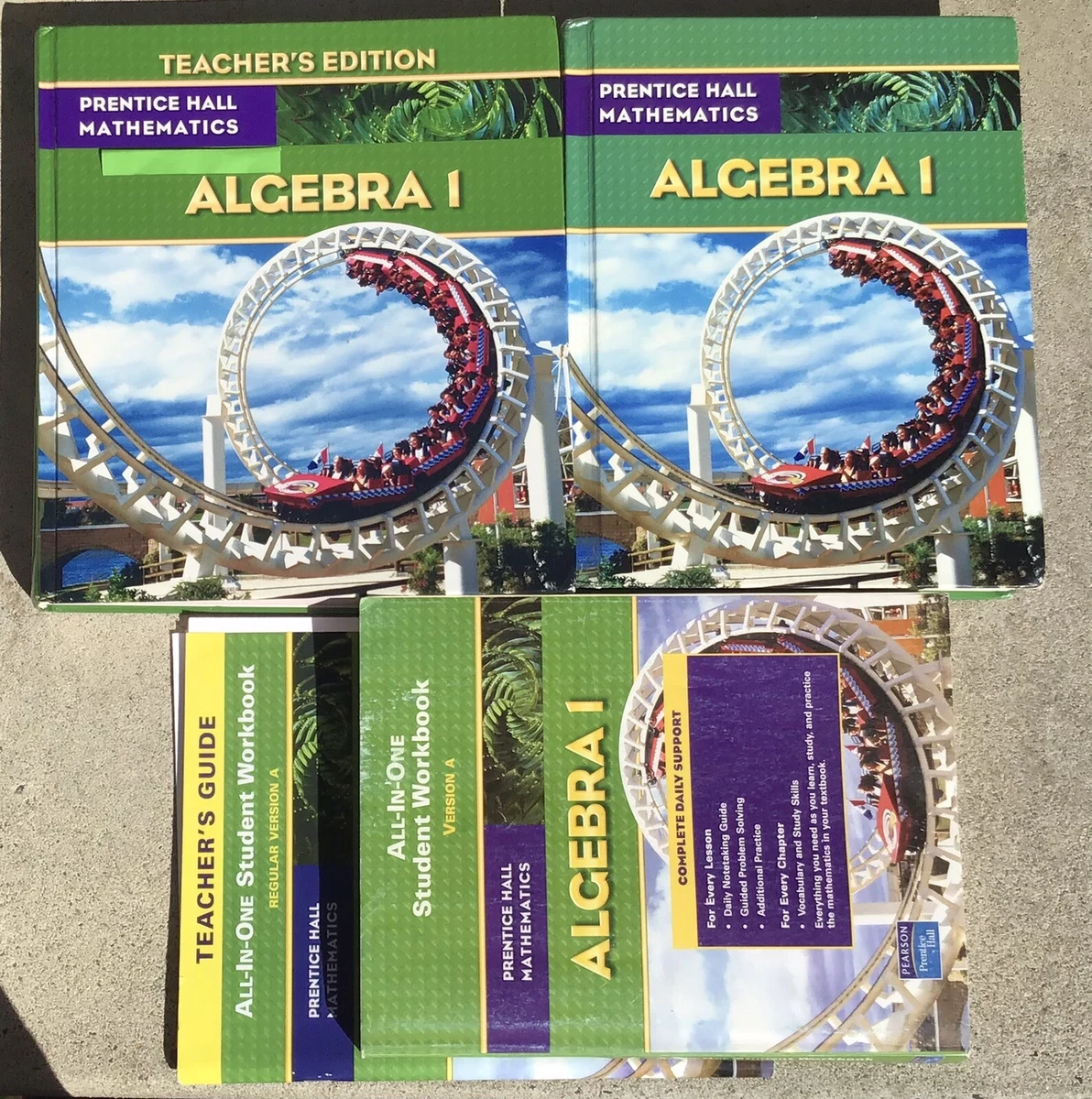 Prentice Hall Algebra Teacher Edition &amp; Guide, All in one Workbook Plus  Student | eBay