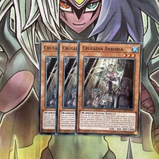 CYHO-DE007 x3 Crusadia Arboria Common Top Zustand Yugioh