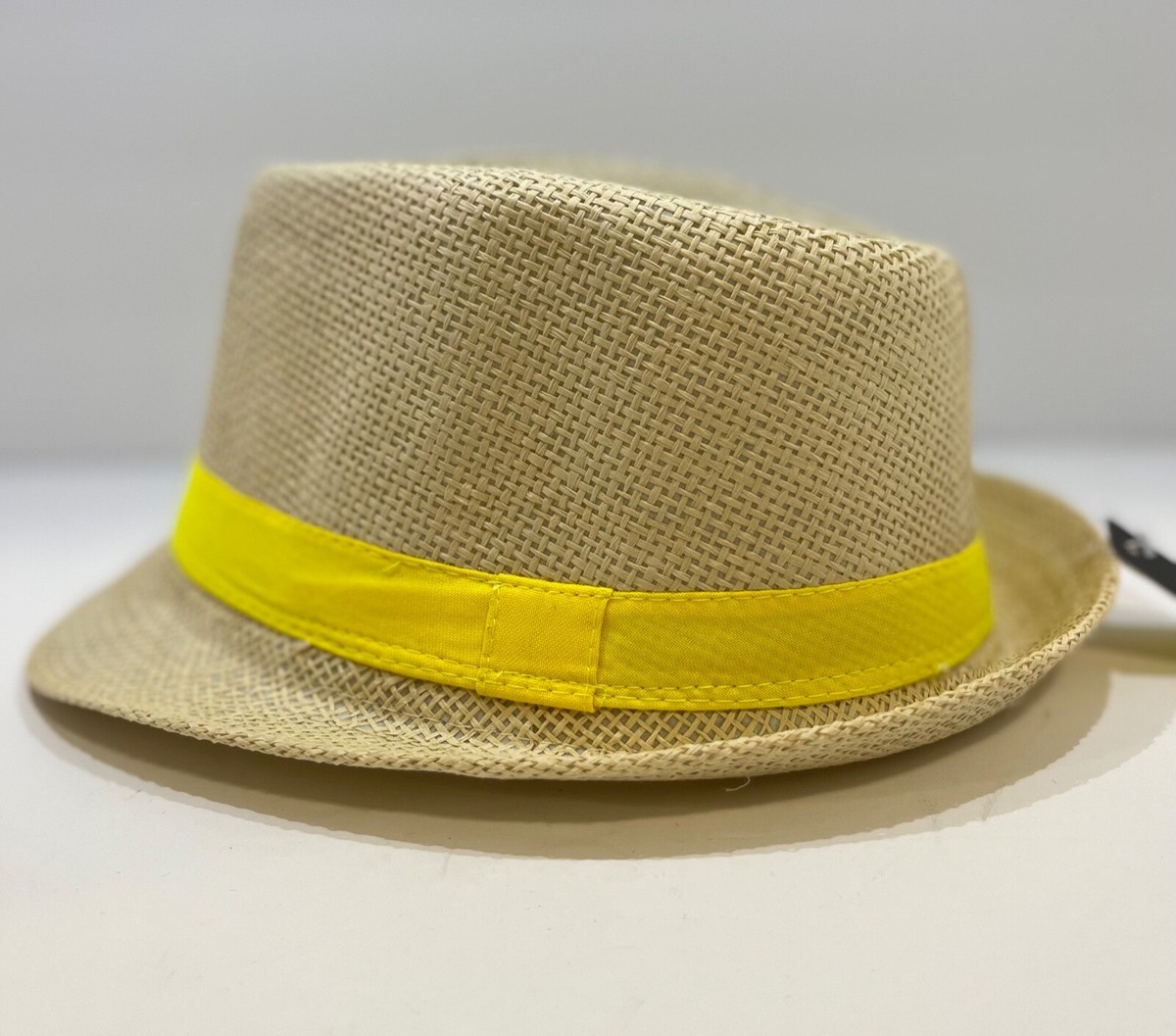 Women Fedora Straw Hat Cuban Panama Short Brim