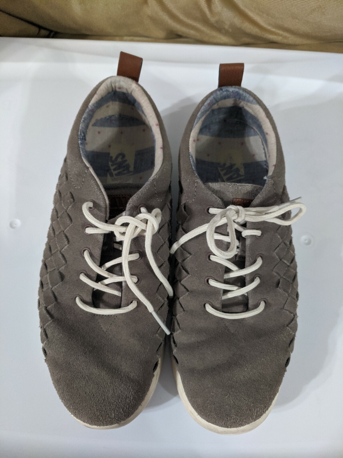 Woven Vans Otw Logo Vans OTW Tesella Lace Up Men's Woven Skate