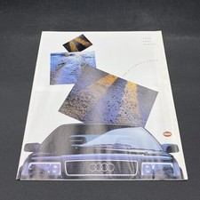 1990 AUDI SERIES LINE DEALER SHOWROOM SALES BROCHURE CATALOG GUIDE BOOKLET