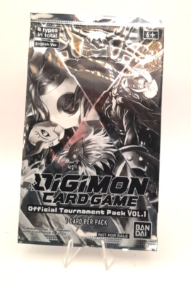 Digimon Card Game TCG - Official Tournament Pack Vol. 1 New And Sealed! 