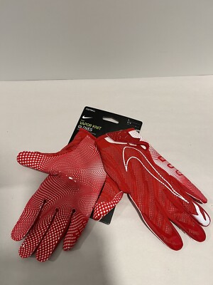 アメフト NIKE VAPOR KNIT グローブ レッド 【新品】 NEW Nike Vapor Knit Football Gloves Red White Adult Large L | eBay