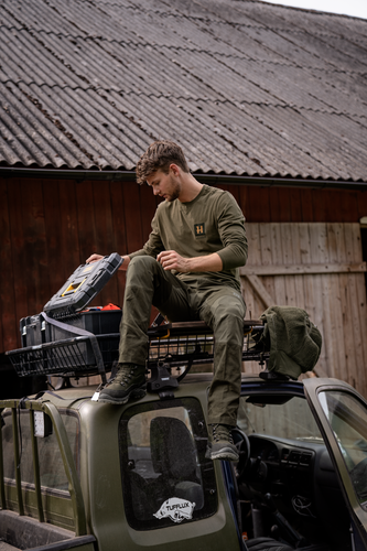 NEW! HÄRKILA hunting trousers FJELL - stretch - wax finish - light willow - Picture 2 of 4