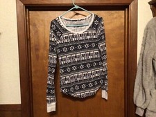 victoria  s secret sleep shirt long sleeve love pink medium