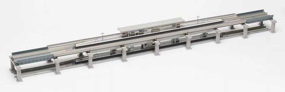 N Gauge Osamu Higher Layer Hierarchy Station Set Rail Pattern HB-B 91 TOMIX - Image 2 of 4