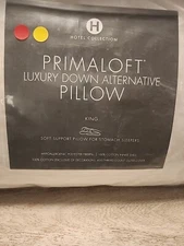 Hotel Collection Primaloft 450 Thread Count Cotton Down Alternative Soft Pillow