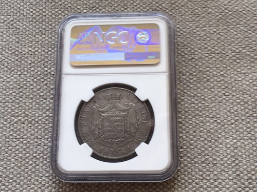 1841 G Germany Taler Saxe-Coburg-Gotha NGC AU 53 Low Mintage 16,000. Rare - Picture 4 of 4