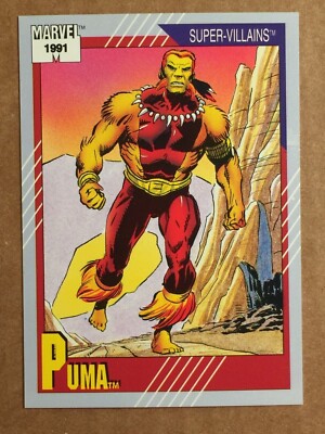 1991 Marvel Comics Impel Trading Card #79 Puma. Vintage