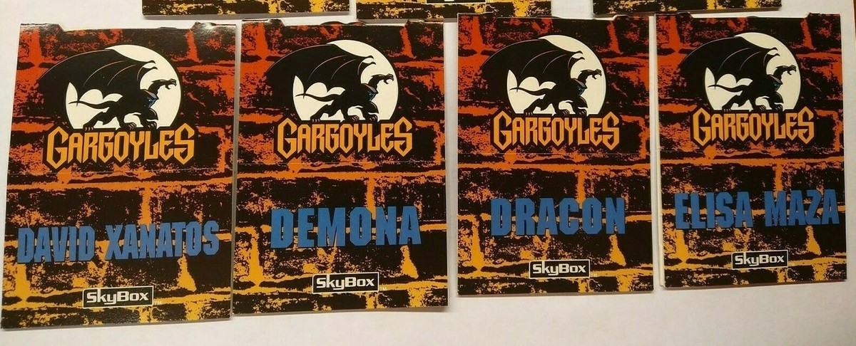Gargoyles Trading cards Pop-up card set Disney Stand-Up NEW