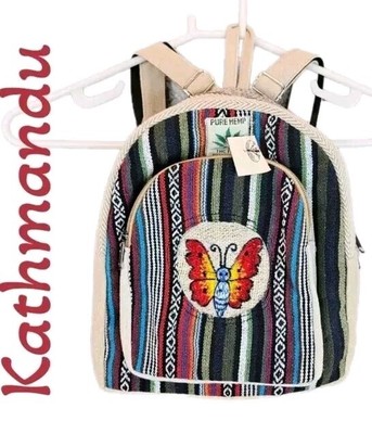 Kathmandu Womens Pure Hemp THC-Free Butterfly Aztec Small Back Pack Purse