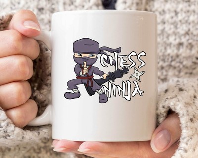 Chess Ninja Mug Funny Chess Lover 