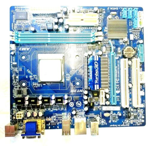Gigabyte GA-MA78LMT-S2 Motherboard + 3.2 AMD Athlon II ADX450WFK32GM CPU - Picture 1 of 2