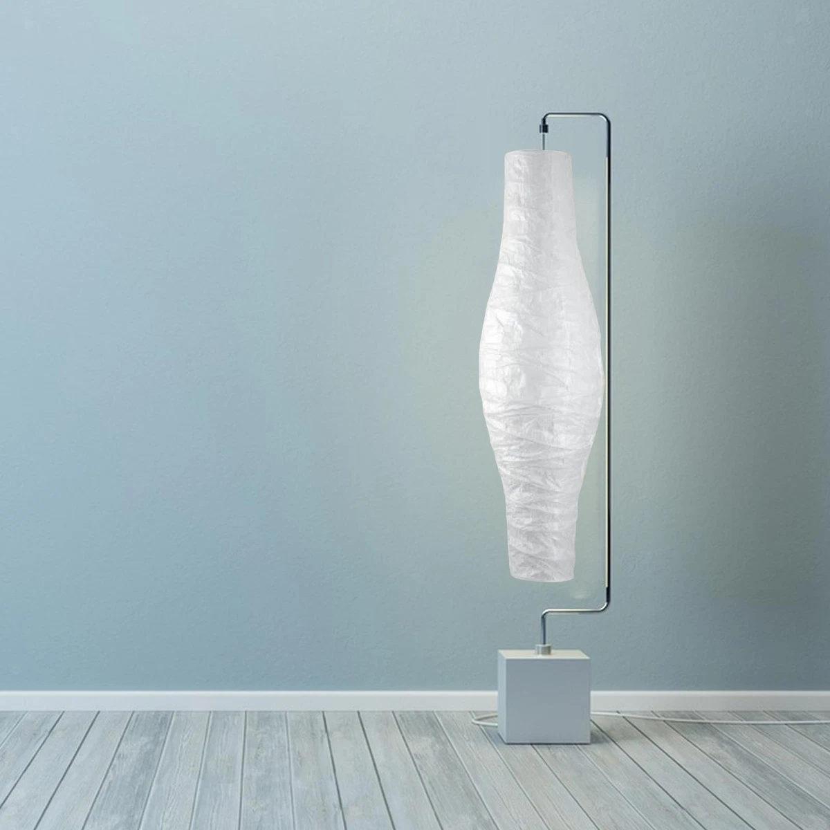Rice Paper Floor Lamp Shade Standing Corner Lamp Cover Lighting Fixture