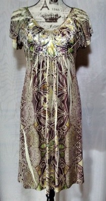 paisley print summer dress
