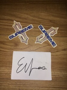 supreme diamond sticker