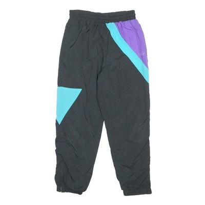 EAGLE Jungen Jogginghose Schwarz Lila Blau M W24 L23 Colourblock Regular Tapered