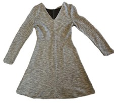 Madewell A-Line Knit Dress Size 4 Fit & Flare Dark Academia Classic Minimalist