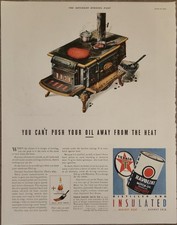 1939 Texaco Havoline Motor Oil Vintage Ad You Cant Push Your Oil Away From Heat