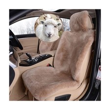 Real Genuine Sheepskin Seat Covers for Cars SUV Trucks RV Front Seats She...