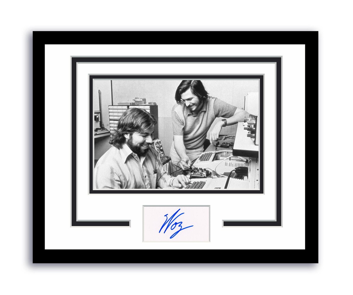 Apple Co-Creator Steve Wozniak Autographed 11x14 Framed