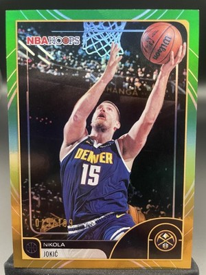 JERSEY NUMBER MATCH 2025-26 Topps NBA Hoops Nikola Jokic Gold 015/199 #82