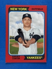2020 Topps Archives Red #199 Giancarlo Stanton New York Yankees #/75