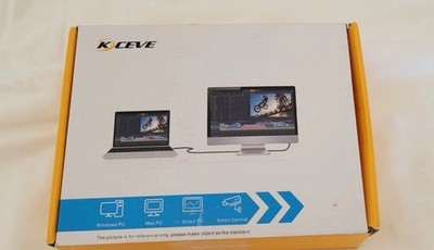 KCEVE HDMI KVM Switch, 2 Port USB and HDMI 4K@60Hz Switch Adapter Box kc 201