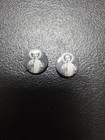 Vintage 1890-1920 Catholic Celluloid Pin Back Buttons X2 Child Jesus — photo 1
