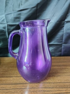 Pasabahce Glas Krug lila 9,5 Zoll hoch