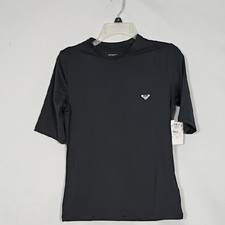 NWT Roxy New Enjoy Waves Short Sleeve Lycra Rash guard Swim Top Women Sz XS Upf