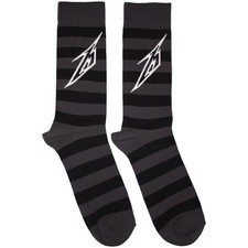 METALLICA "LIGHTNING M" Socks Unisex US Size 8-12 New With Tags