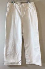 Cabi Ashbury Jean Soft White Item 6700 Spring '25 8 , Wide Leg Cropped