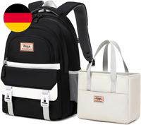 Asge Kreativer Trend-Schulrucksack FüR MäDchen Teenager Schmutzabweisendes Nylon