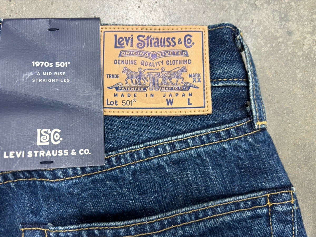 Levi's Levis Blue Tab 1970'S 501 Original Women's Jeans Made In
