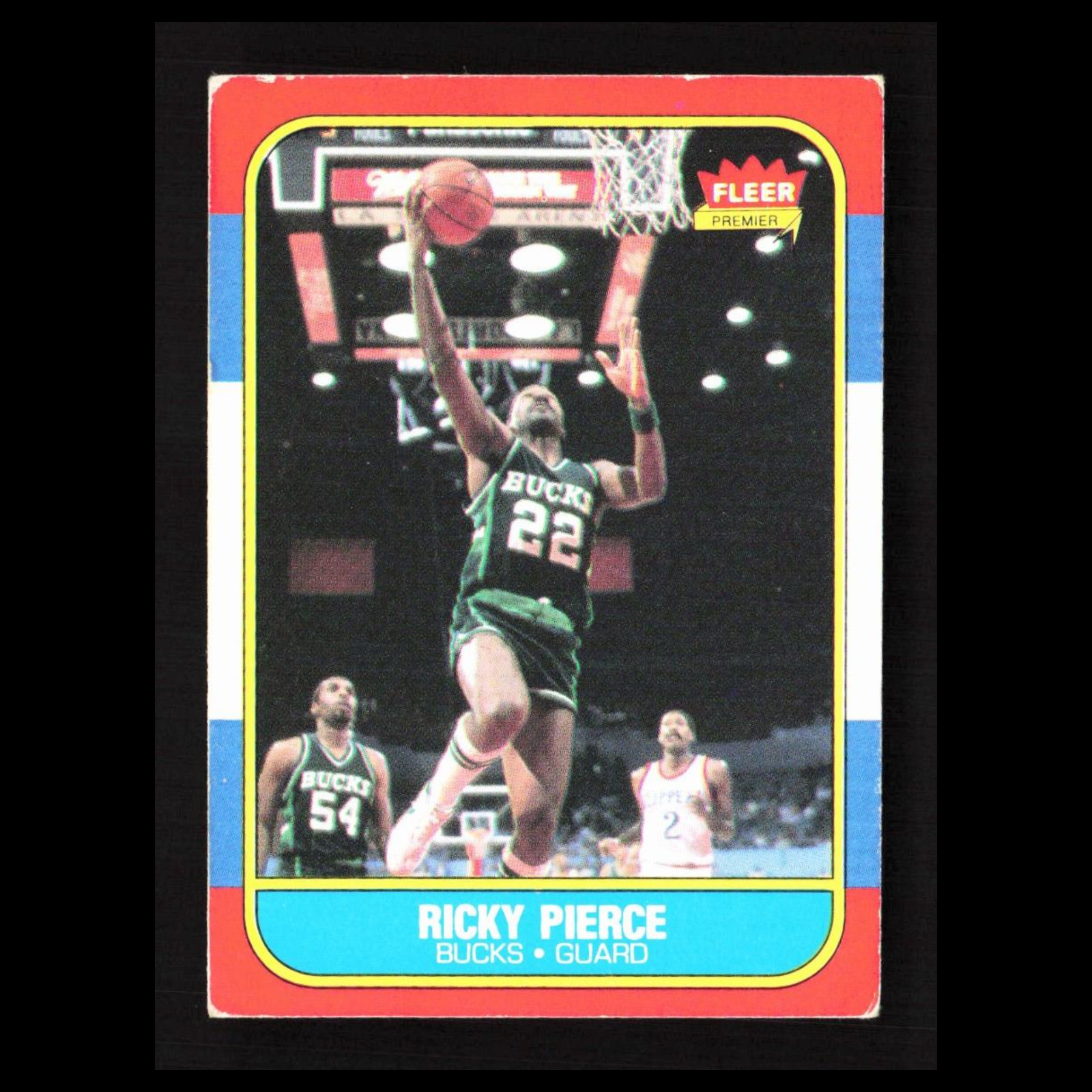 Ricky Pierce #87 1986-87 Fleer Milwaukee Bucks Basketball Card NBA