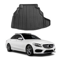 Kofferraumwanne Laderaumwanne FüR Mercedes C Klasse W205 Limo 2014-21 Gummi TPE