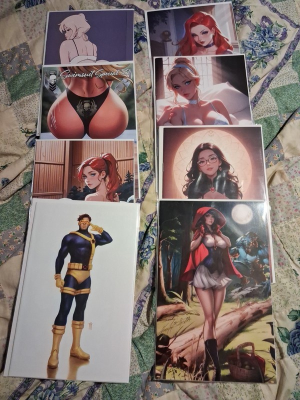 Keys Comics Lot Of 13 Books  Naughty, NICE, ALE SIGNED Cover