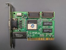 Trident TGUI 9680P PCI 2MB VGA Video Card for DOS - TESTED