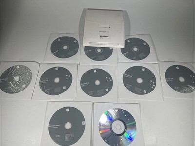 Apple Power Mac G4 Software Restore Install 10 Disc Set OSX w/Hardware Test 2003