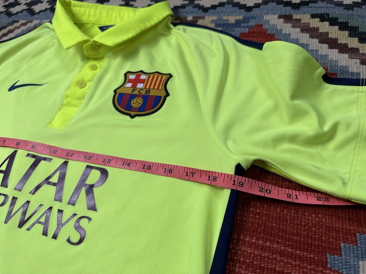 BARCELONA 2014 2015 THIRD SHIRT JERSEY NIKE sz M #11 NEYMAR JR | eBay