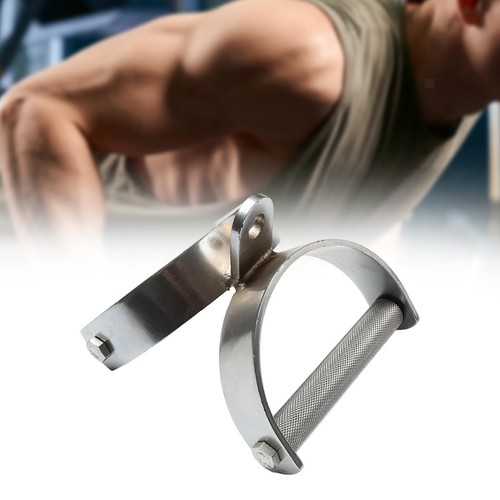 Seated Row Handle Grip Heavy Duty Pull Rod Double D Row Handle for Strength - Picture 3 of 7