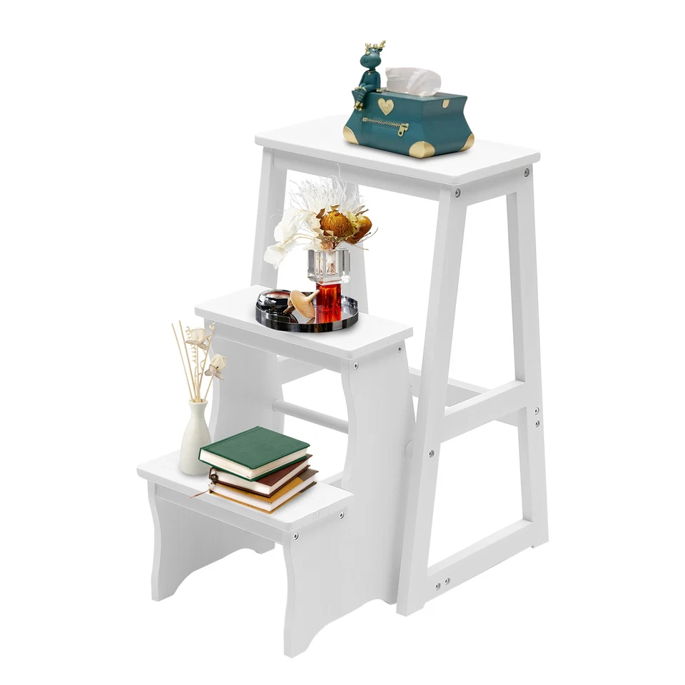 Folding Library Ladder Chair, Lightweight Portable Multifunctional Step Stool - Image 2 of 4