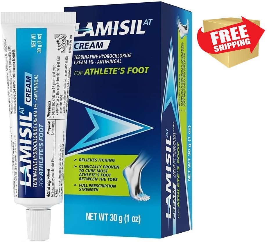 Lamisil AT 1oz Athlete's Foot Antifungal Cream - 1 Week Treatment